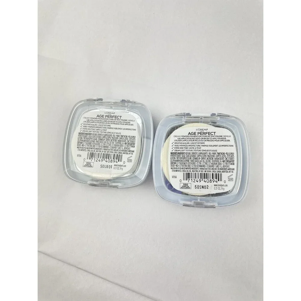 2X-L'Oreal Paris Age Perfect Creamy Powder Foundation 350 Classic Tan